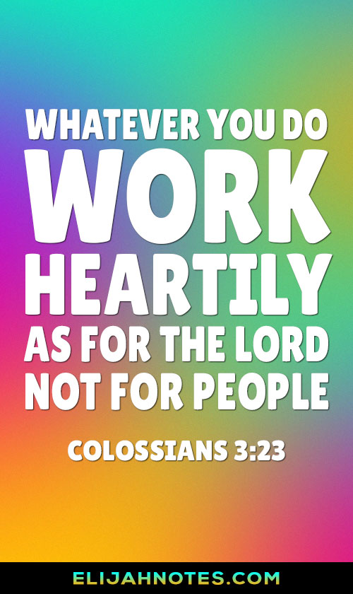 Bible Verses About Working Hard