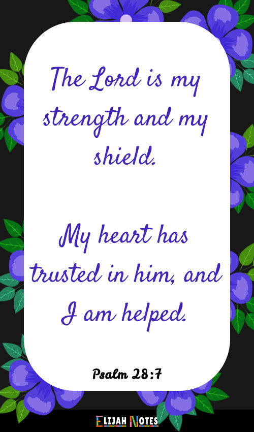 Psalms For Strength And Courage