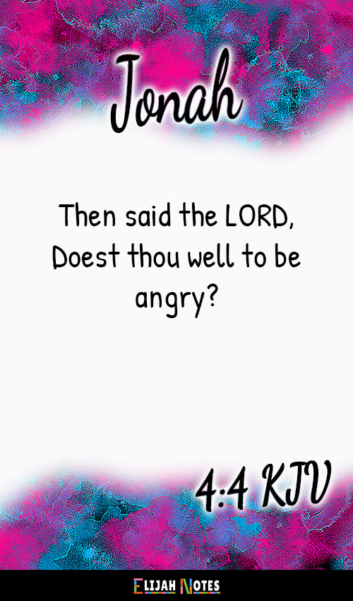 Bible Verses About Anger Management KJV